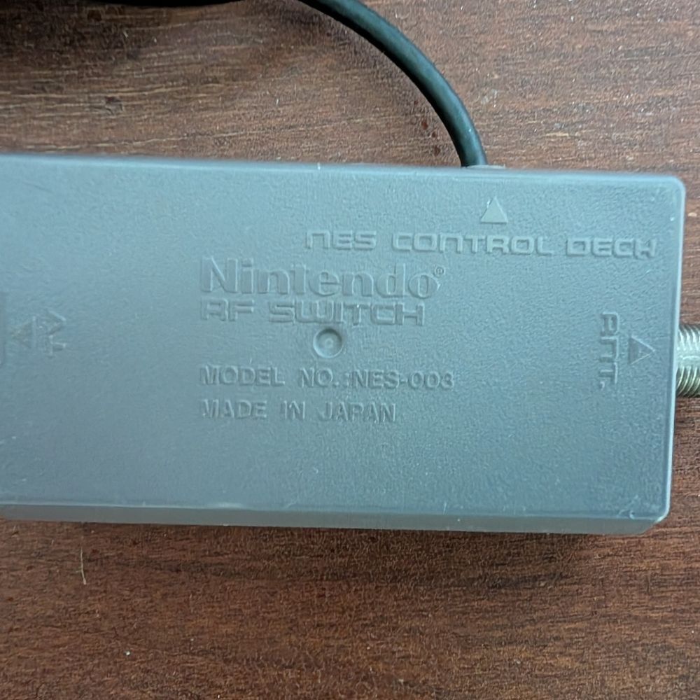 Nintendo 64 RF Switch / Coaxial Adapter – Vintage 1990s